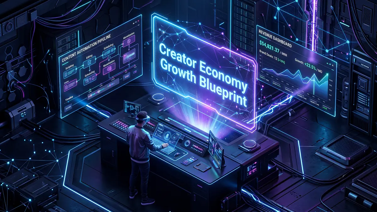 Creator Economy Growth Blueprint - 11 systems to scale your digital product business
